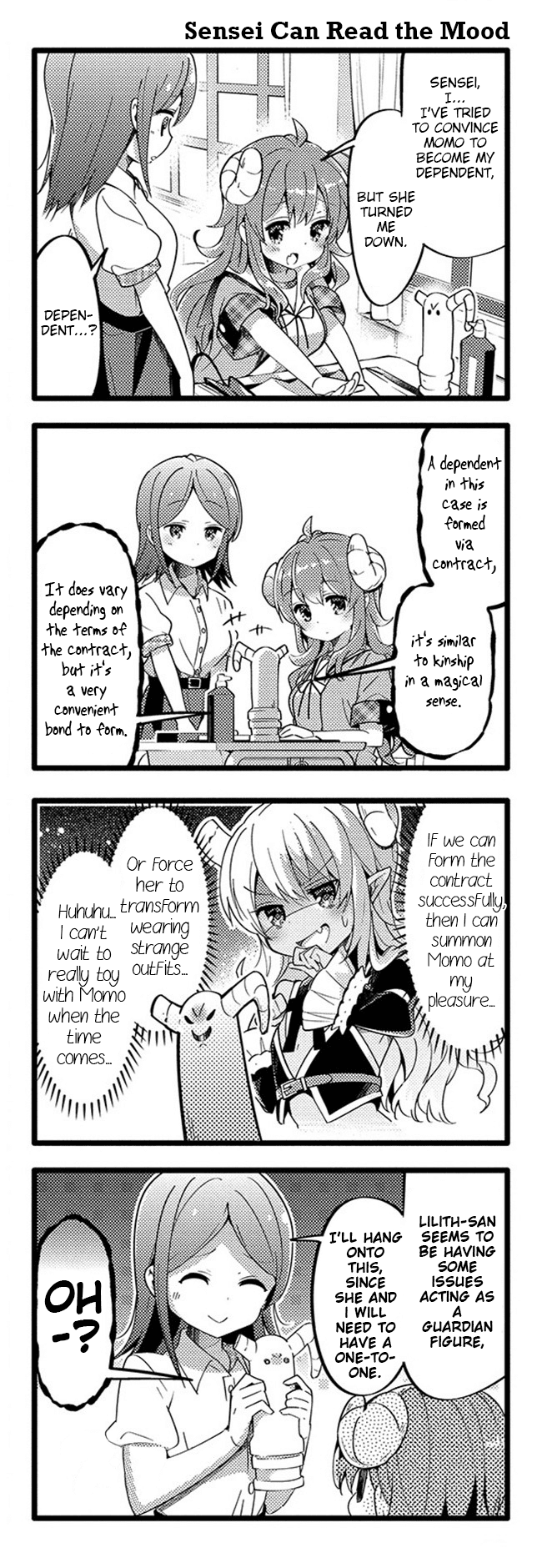 Machikado Mazoku Chapter 27 page 2 - Chapter 27: Confrontation Once Again!! Magical Girl's New Form!?