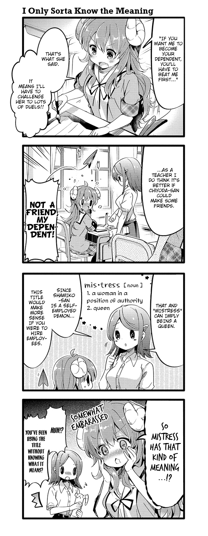 Machikado Mazoku Chapter 27 page 3 - Chapter 27: Confrontation Once Again!! Magical Girl's New Form!?
