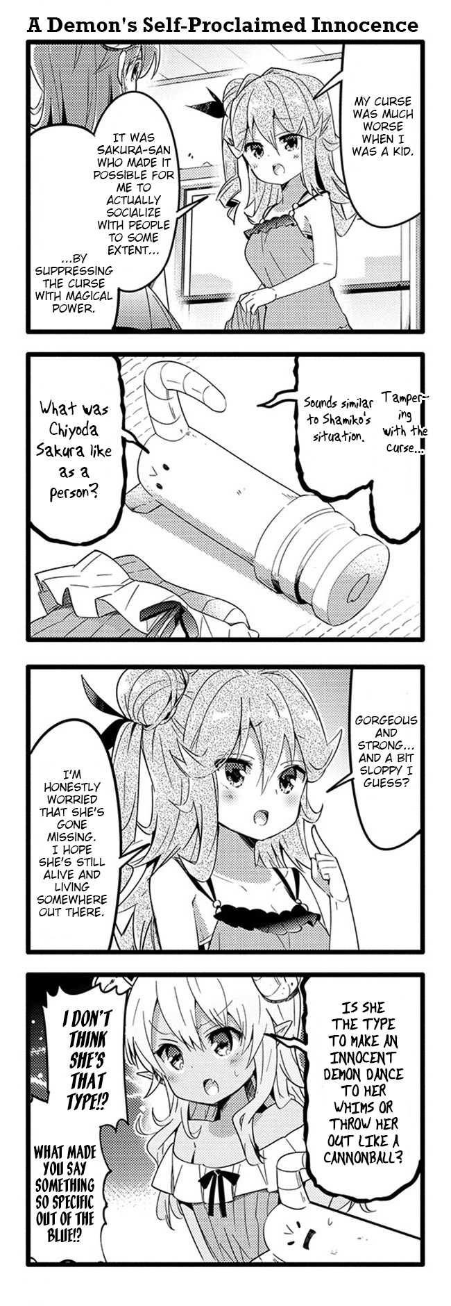 Machikado Mazoku Chapter 28 page 5 - Chapter 28: Neighbourhood Strife! Love Thy Neighbour!