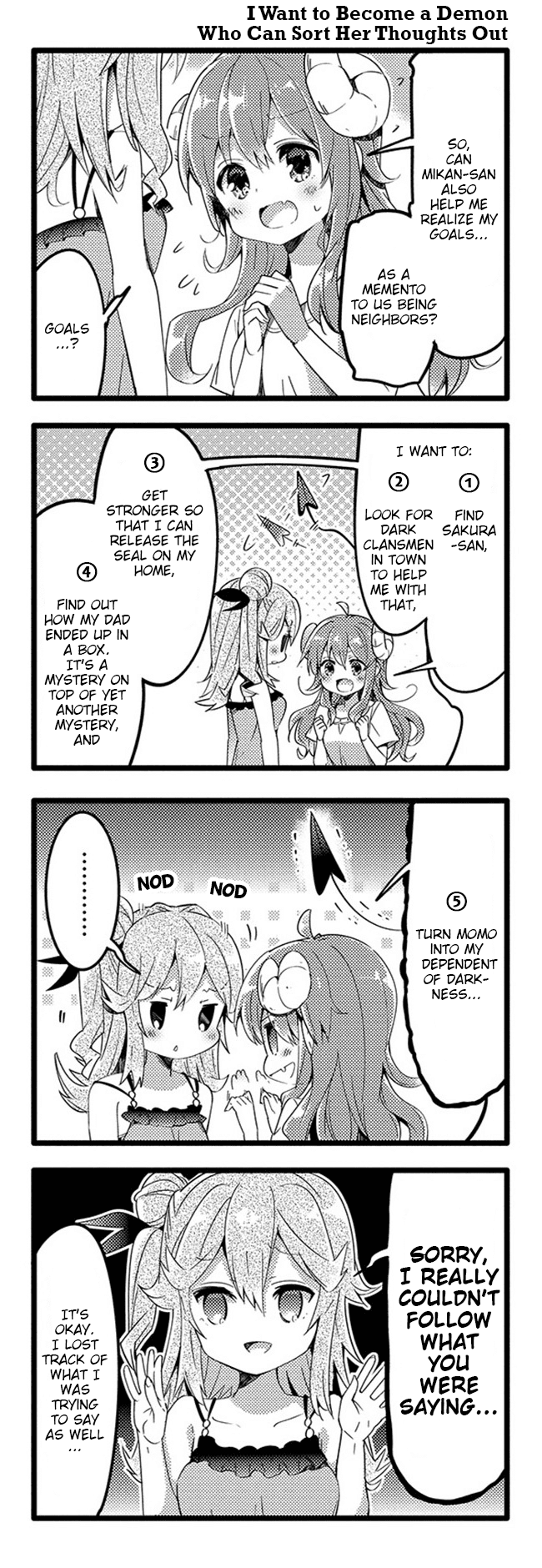 Machikado Mazoku Chapter 28 page 8 - Chapter 28: Neighbourhood Strife! Love Thy Neighbour!