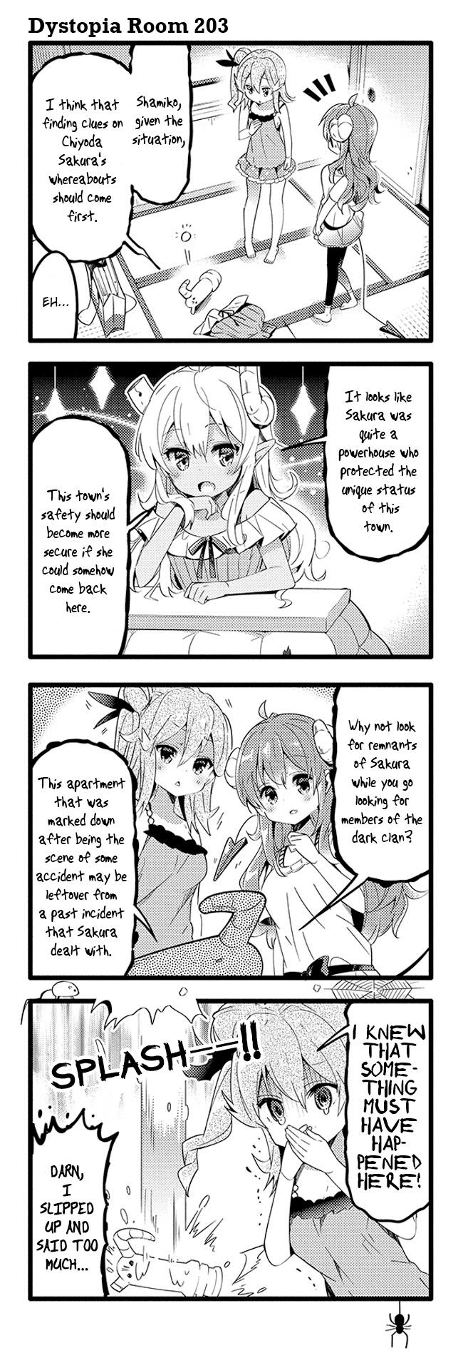 Machikado Mazoku Chapter 28 page 9 - Chapter 28: Neighbourhood Strife! Love Thy Neighbour!