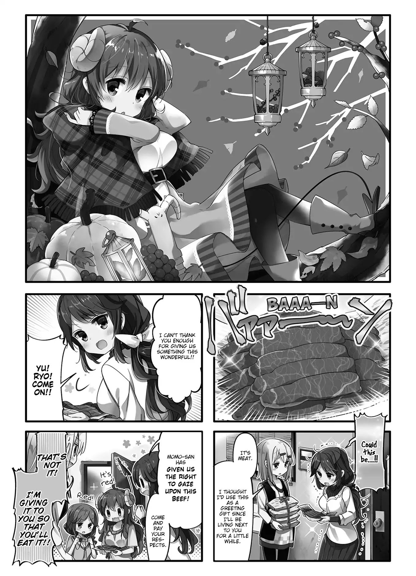 Machikado Mazoku Chapter 29 page 1 - Chapter 29