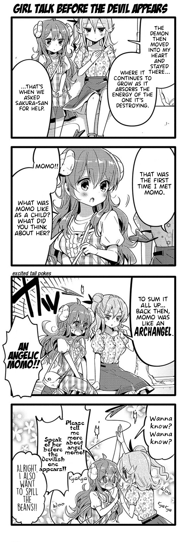 Machikado Mazoku Chapter 30 page 5 - Chapter 30: Ruins Search!! Problemed Mikan and Excited Demon
