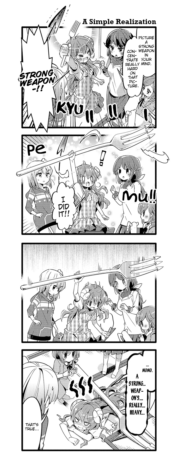 Machikado Mazoku Chapter 31 page 12 - Chapter 31: Transmitting Trade Secrets?! Demon's New Weapon!