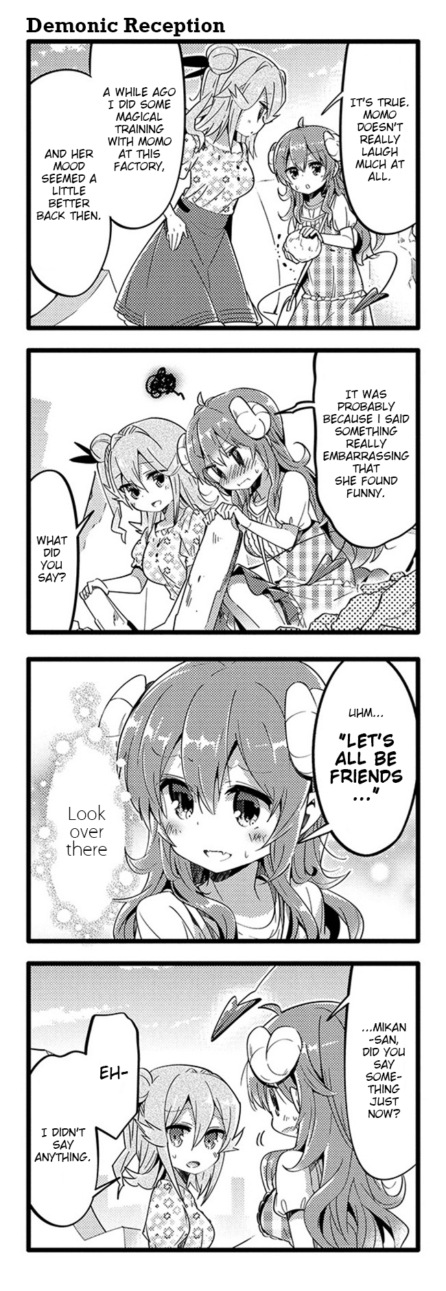 Machikado Mazoku Chapter 31 page 3 - Chapter 31: Transmitting Trade Secrets?! Demon's New Weapon!
