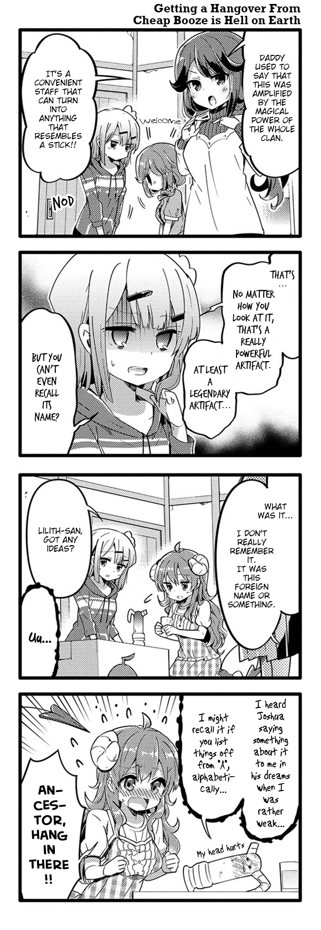 Machikado Mazoku Chapter 31 page 8 - Chapter 31: Transmitting Trade Secrets?! Demon's New Weapon!