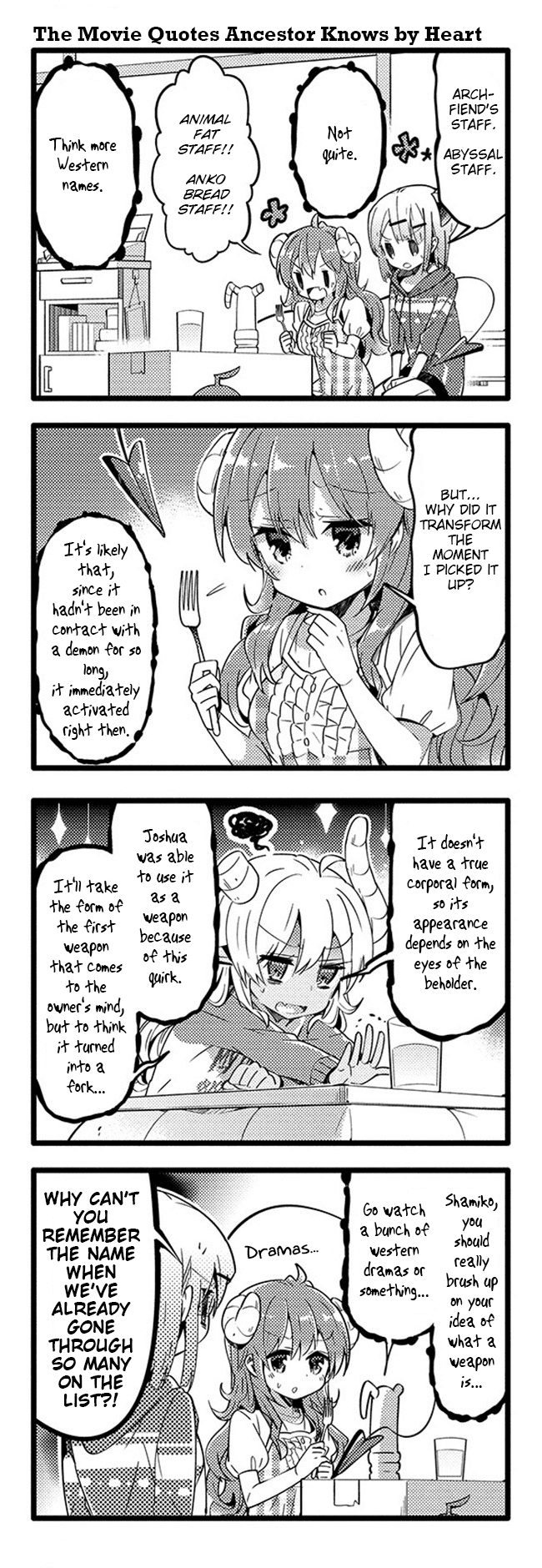 Machikado Mazoku Chapter 31 page 9 - Chapter 31: Transmitting Trade Secrets?! Demon's New Weapon!
