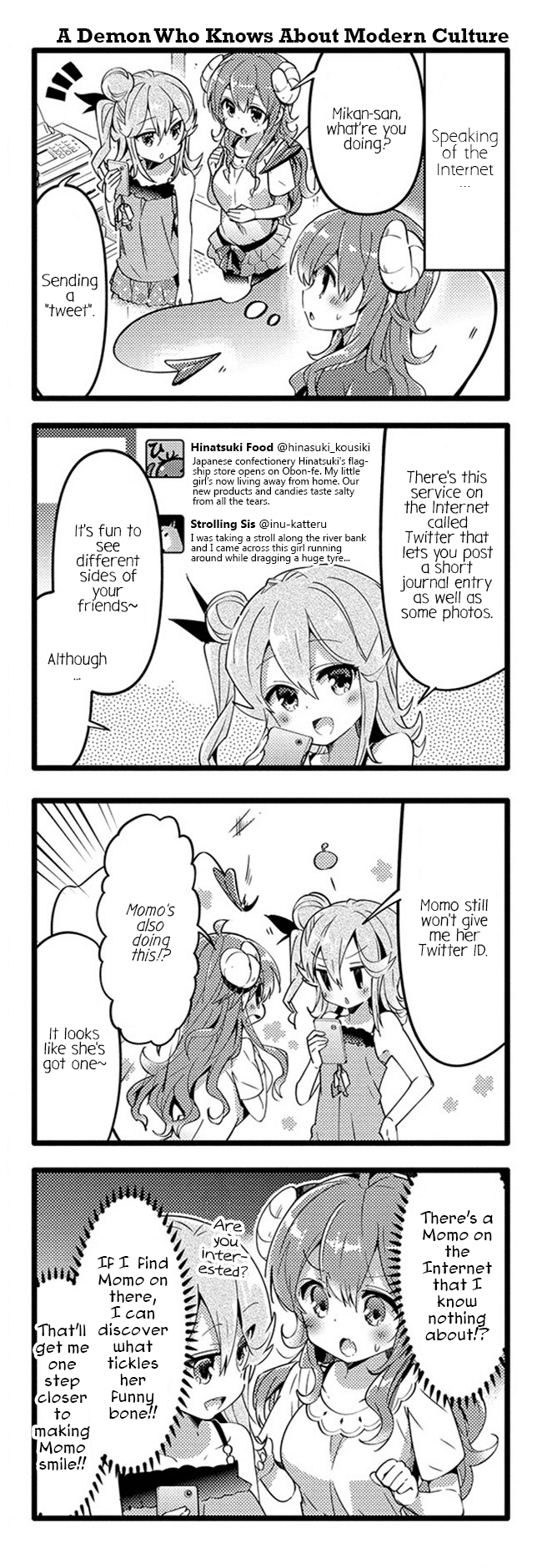 Machikado Mazoku Chapter 32 page 2 - Chapter 32: The Net's Darkness!? Hacking Momo's Feelings!