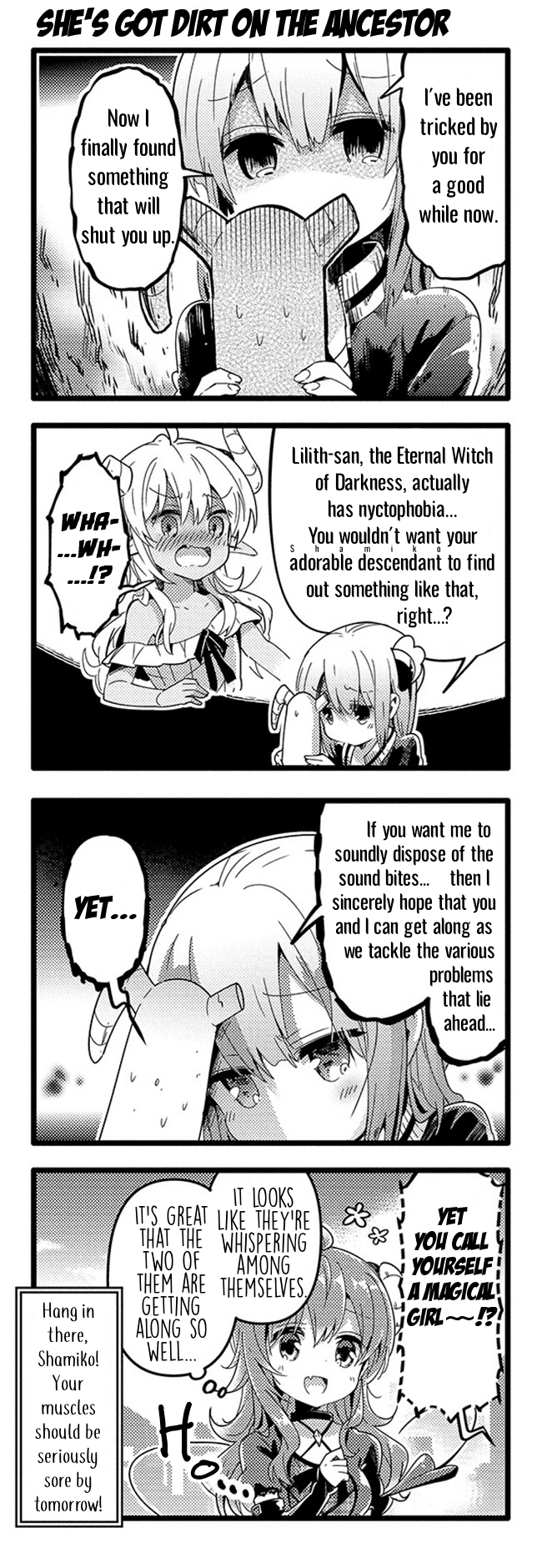 Machikado Mazoku Chapter 33 page 17 - Chapter 33: The Witch of Darkness Returns! Steam From Hell!