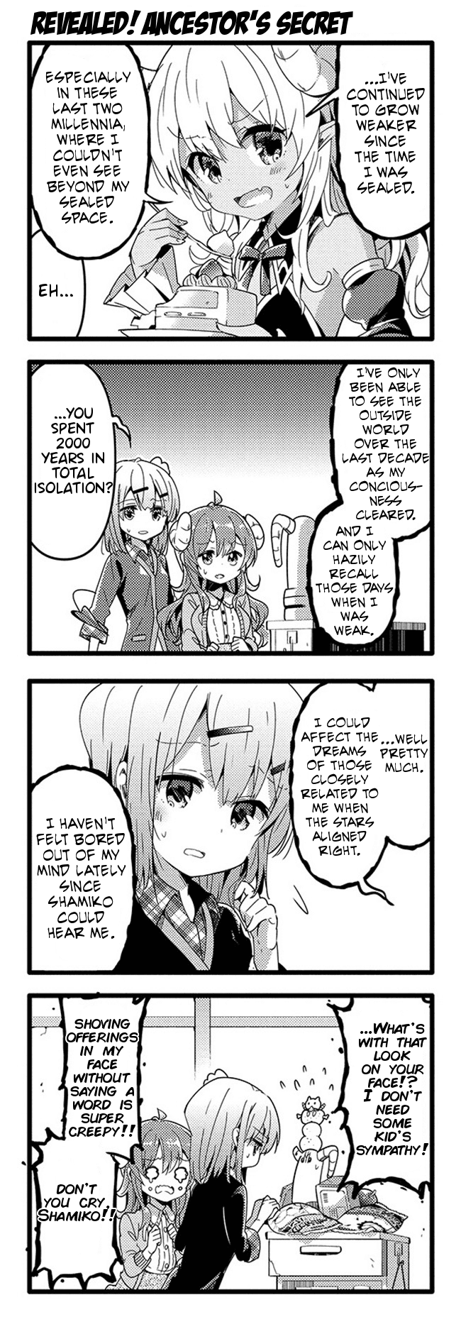 Machikado Mazoku Chapter 33 page 3 - Chapter 33: The Witch of Darkness Returns! Steam From Hell!