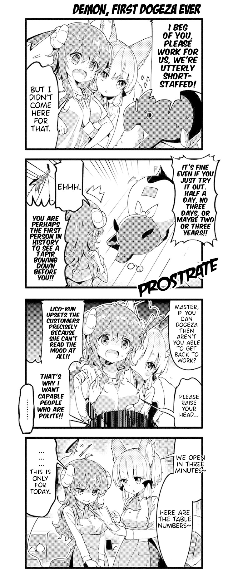 Machikado Mazoku Chapter 34 page 10 - Chapter 34: New Species Found! Neighborhood Cafe is a Demon's Den!