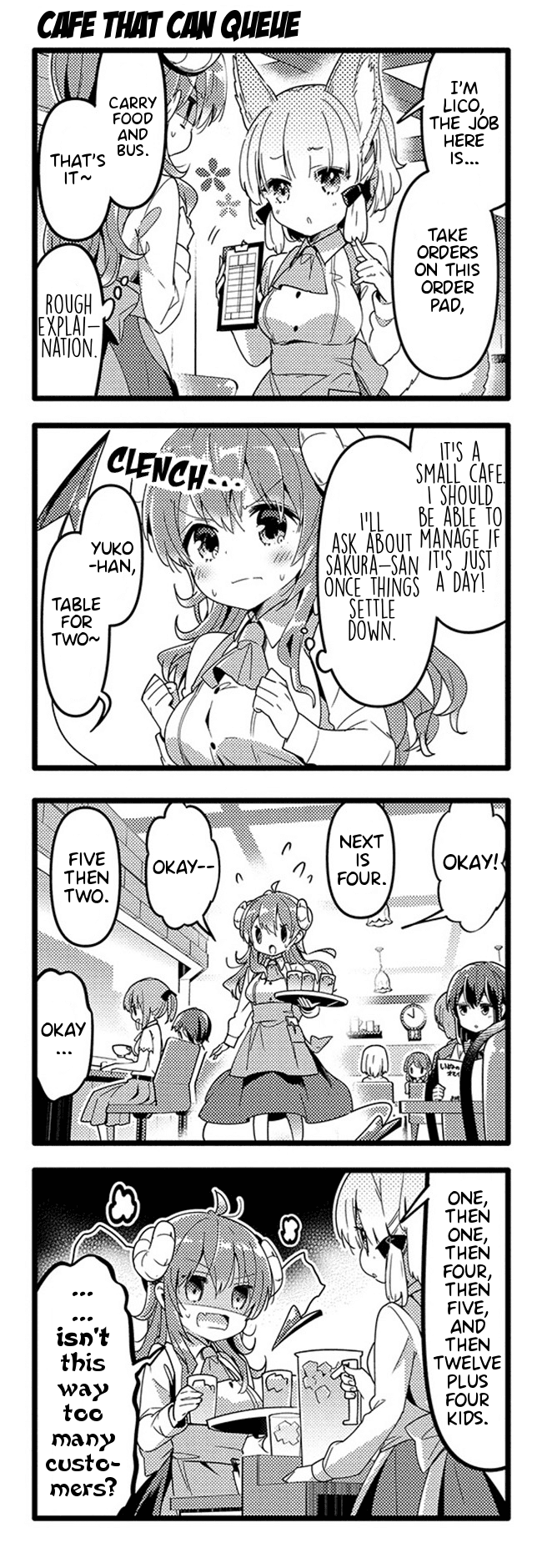 Machikado Mazoku Chapter 34 page 11 - Chapter 34: New Species Found! Neighborhood Cafe is a Demon's Den!