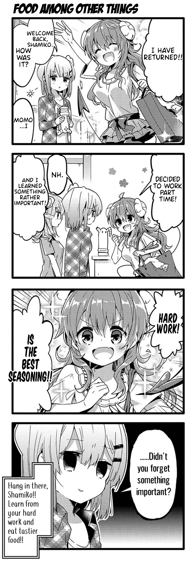 Machikado Mazoku Chapter 34 page 15 - Chapter 34: New Species Found! Neighborhood Cafe is a Demon's Den!