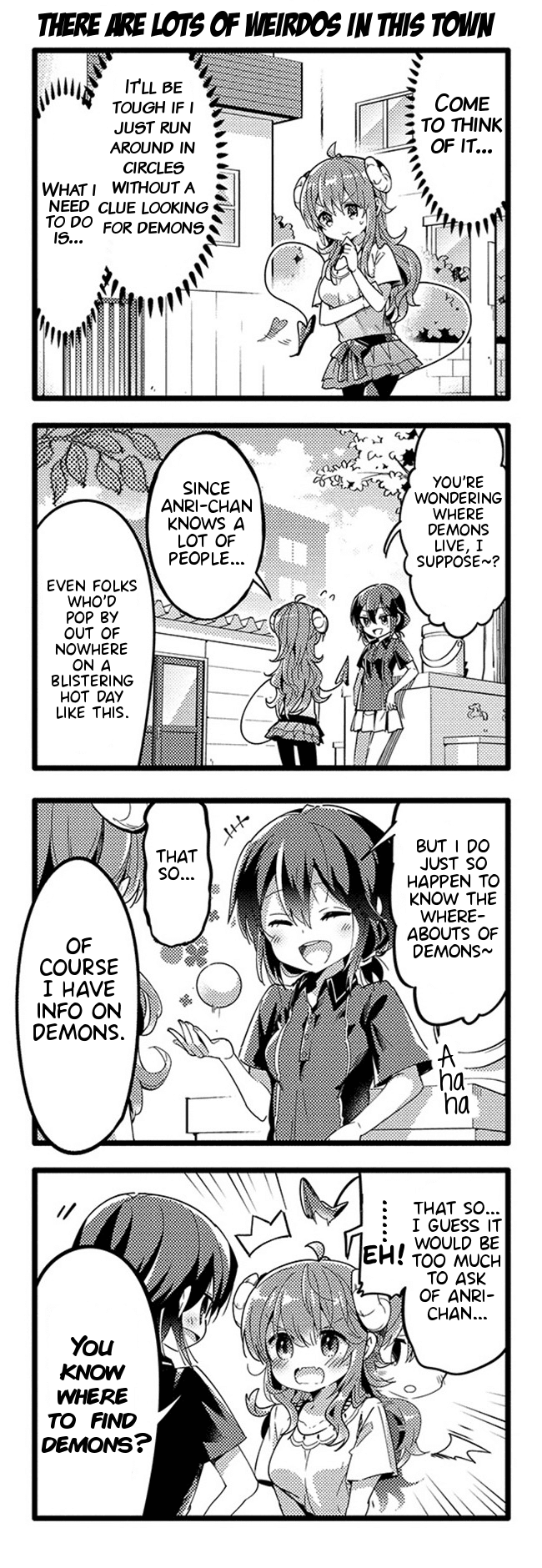 Machikado Mazoku Chapter 34 page 3 - Chapter 34: New Species Found! Neighborhood Cafe is a Demon's Den!
