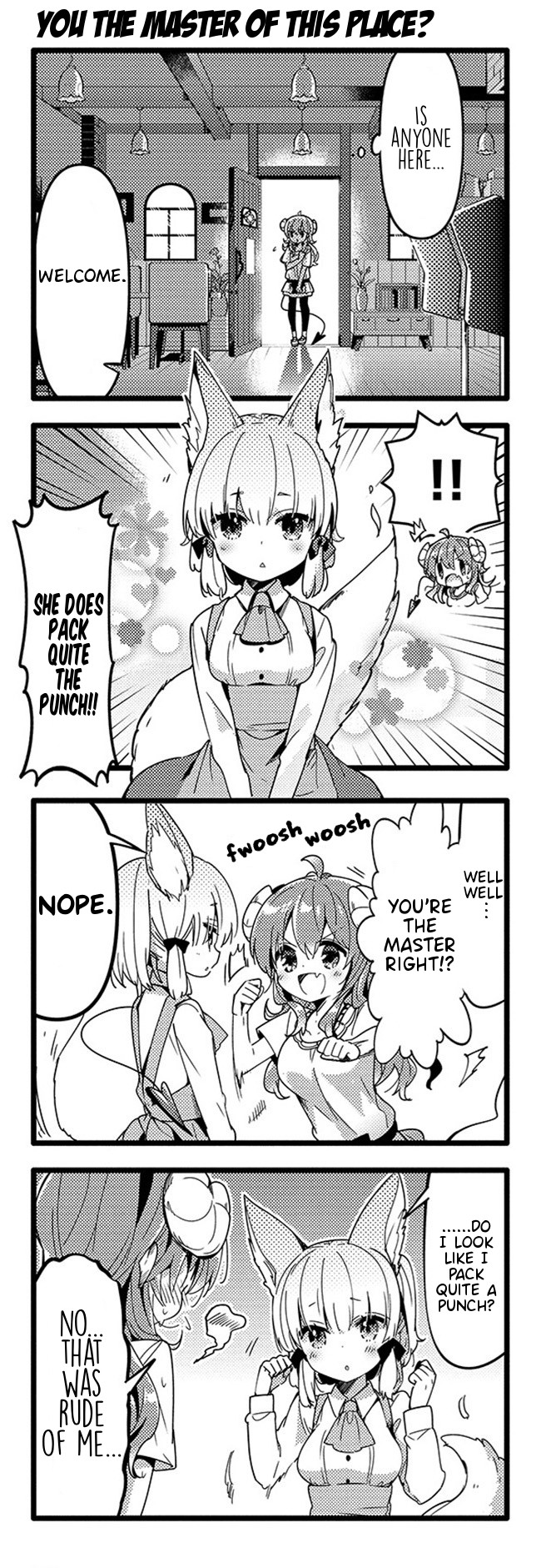 Machikado Mazoku Chapter 34 page 5 - Chapter 34: New Species Found! Neighborhood Cafe is a Demon's Den!