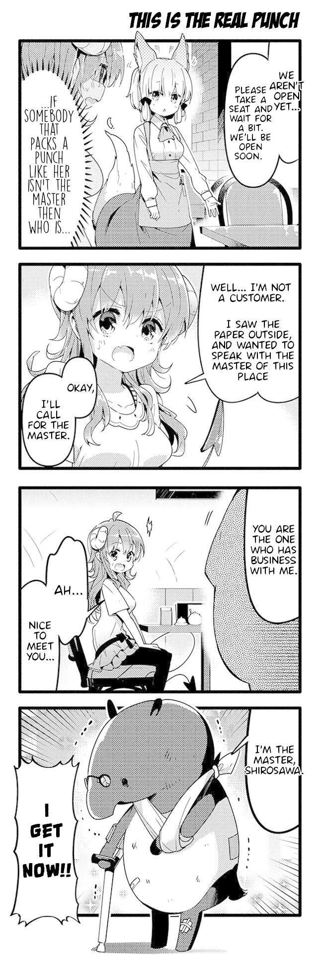 Machikado Mazoku Chapter 34 page 6 - Chapter 34: New Species Found! Neighborhood Cafe is a Demon's Den!