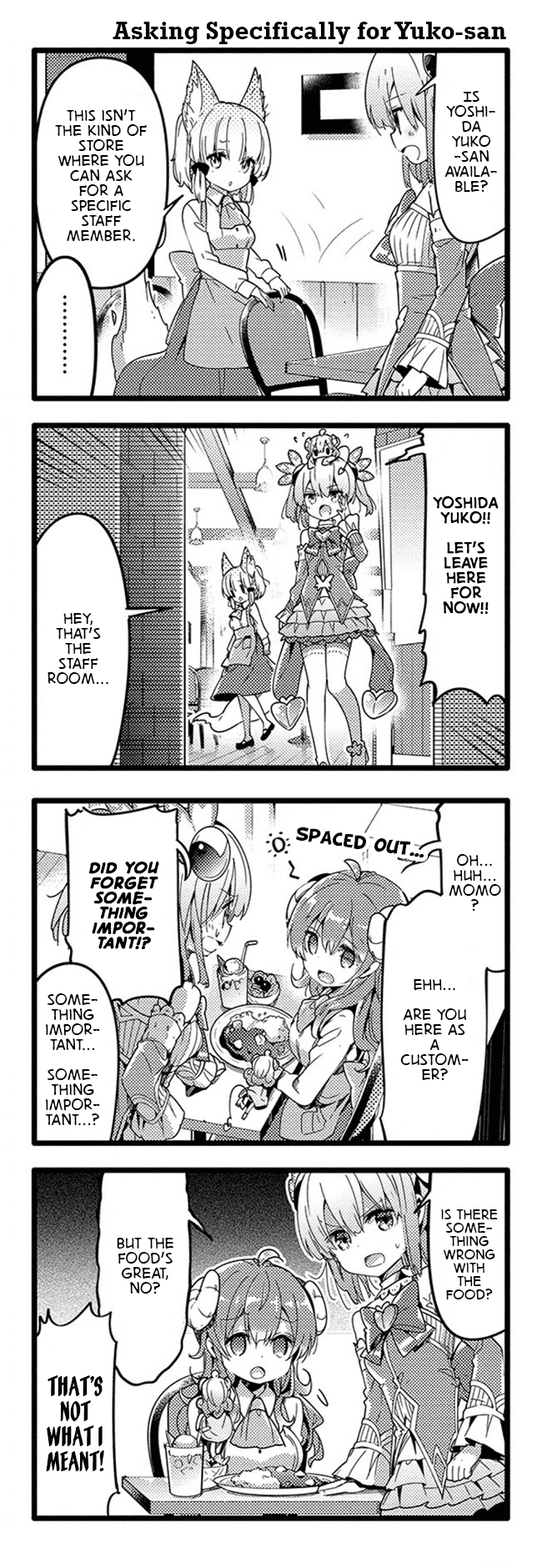 Machikado Mazoku Chapter 35 page 10 - Chapter 35: Raid! Momo's Rescue Shamiko Operation!