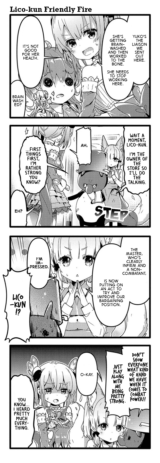 Machikado Mazoku Chapter 35 page 11 - Chapter 35: Raid! Momo's Rescue Shamiko Operation!