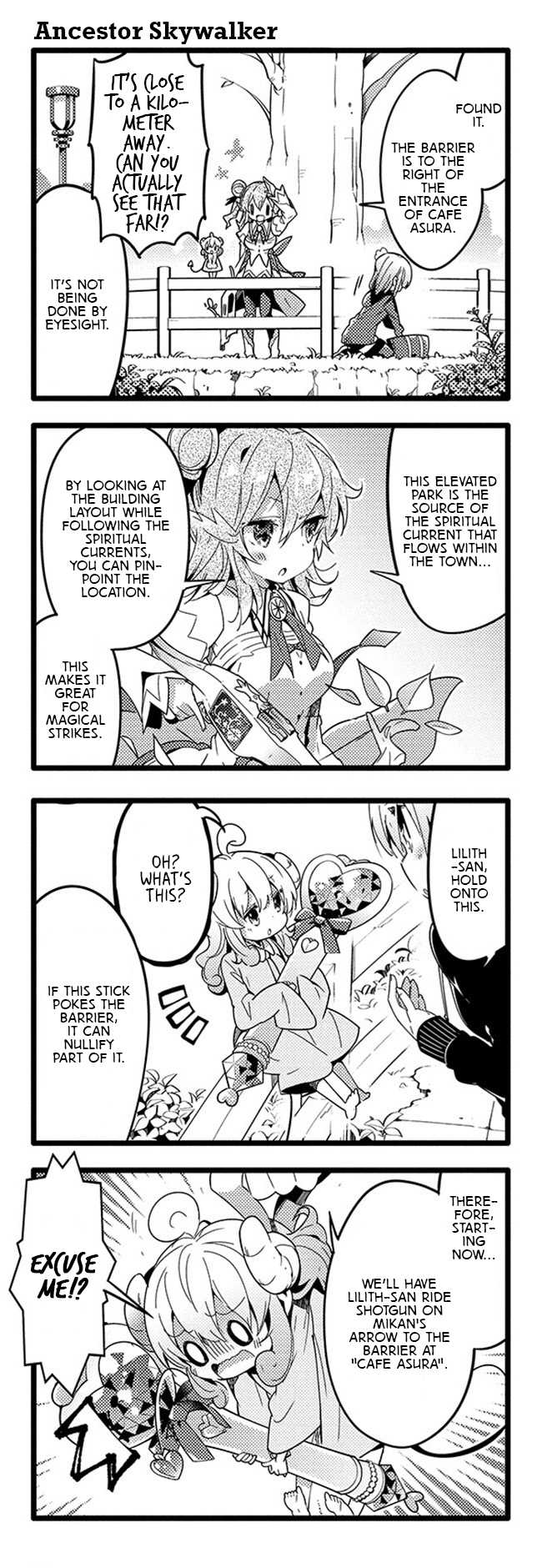 Machikado Mazoku Chapter 35 page 5 - Chapter 35: Raid! Momo's Rescue Shamiko Operation!