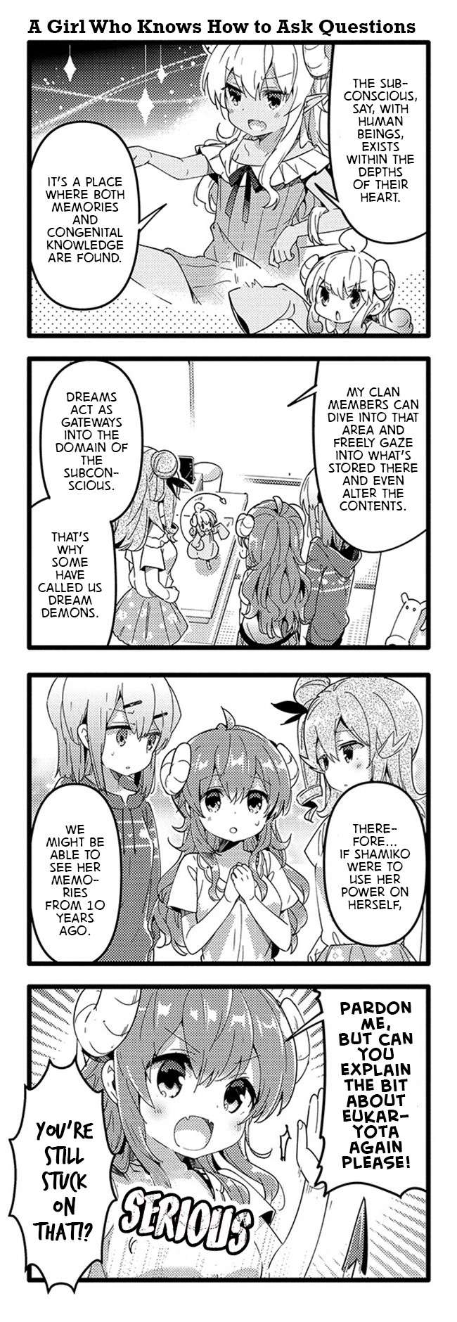 Machikado Mazoku Chapter 37 page 3 - Chapter 37: Demon Awakening! Cut Open Your Own Path!