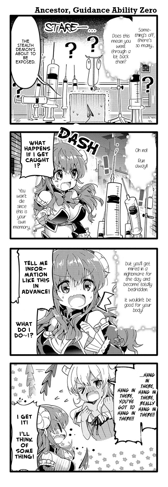 Machikado Mazoku Chapter 37 page 8 - Chapter 37: Demon Awakening! Cut Open Your Own Path!