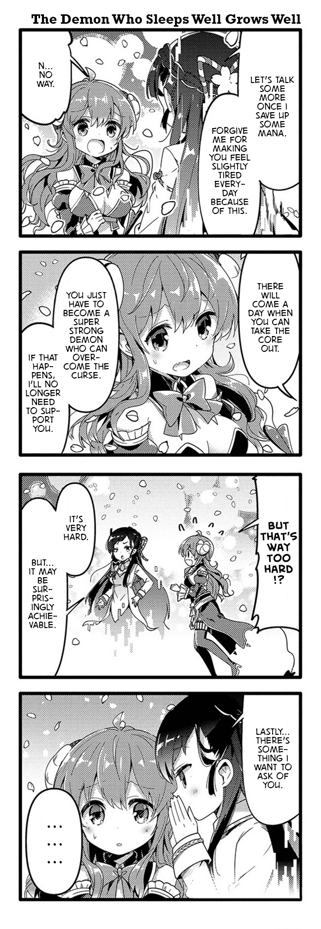 Machikado Mazoku Chapter 38 page 10 - Chapter 38: Secrets of 10 Years Ago! Memories Shaped Like Petals