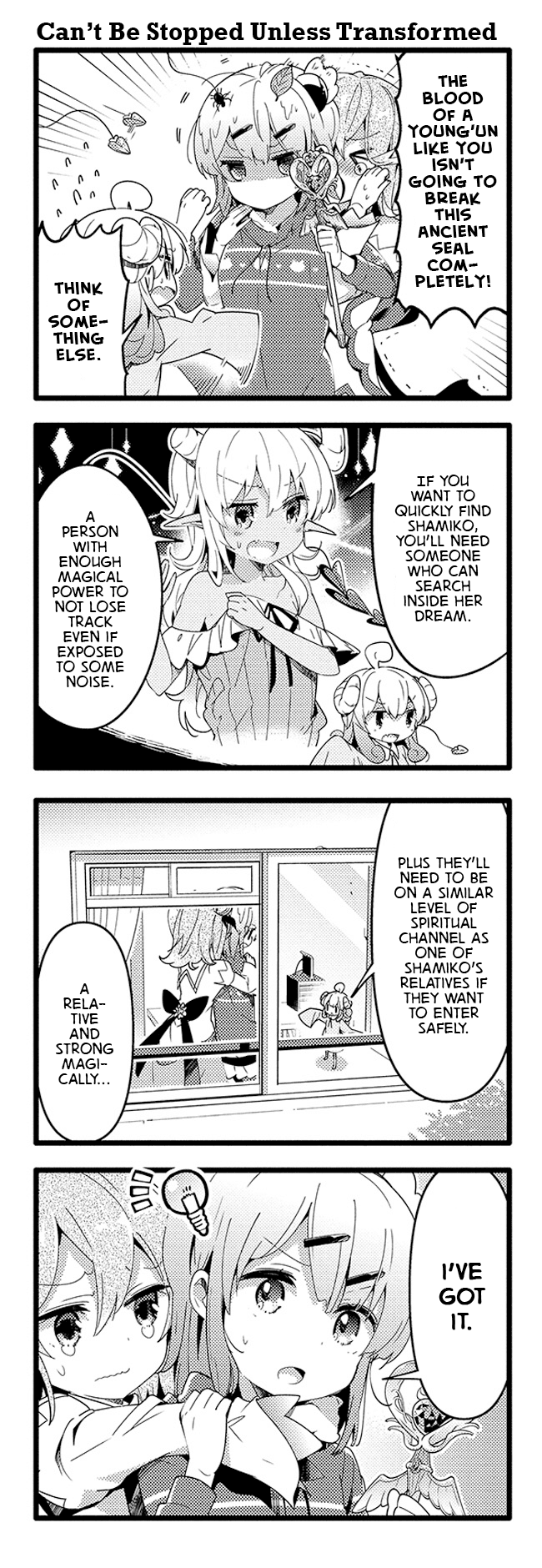 Machikado Mazoku Chapter 38 page 3 - Chapter 38: Secrets of 10 Years Ago! Memories Shaped Like Petals