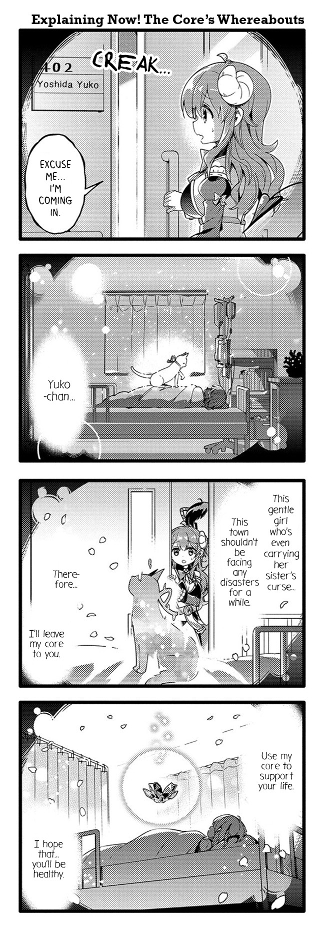 Machikado Mazoku Chapter 38 page 8 - Chapter 38: Secrets of 10 Years Ago! Memories Shaped Like Petals