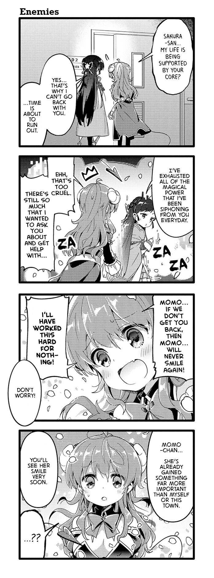 Machikado Mazoku Chapter 38 page 9 - Chapter 38: Secrets of 10 Years Ago! Memories Shaped Like Petals