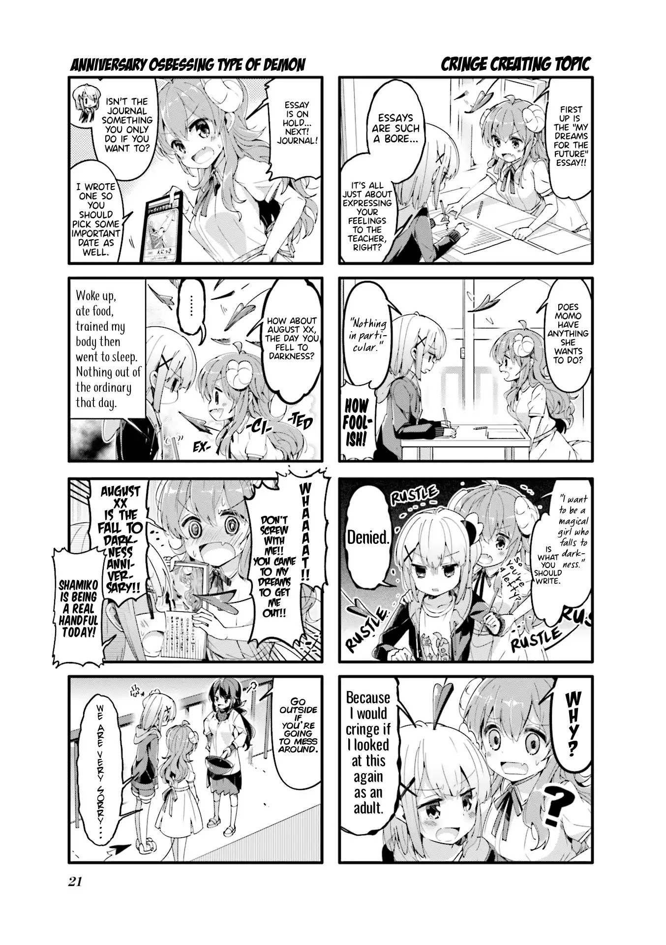 Machikado Mazoku Chapter 41 page 5 - Chapter 41