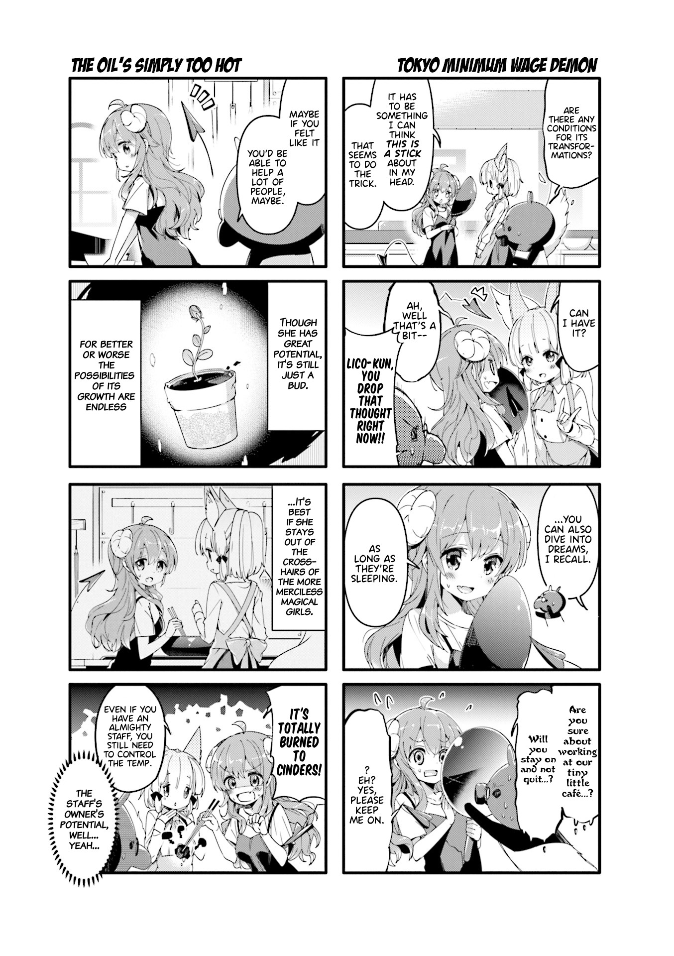 Machikado Mazoku Chapter 42 page 7 - Chapter 42: Win Her Over With Food! Secret Demon Recipe!!