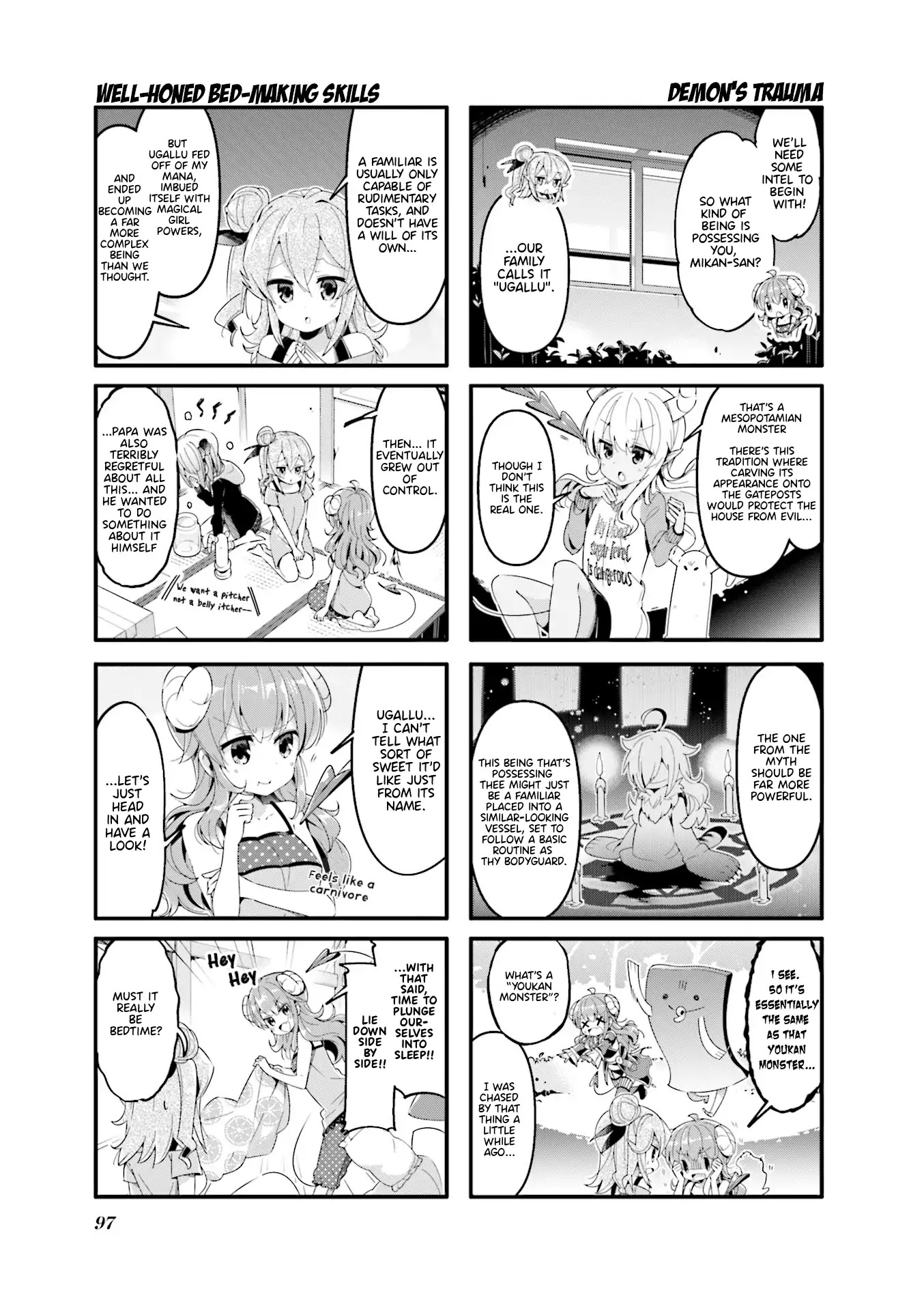 Machikado Mazoku Chapter 50 page 3 - Chapter 50