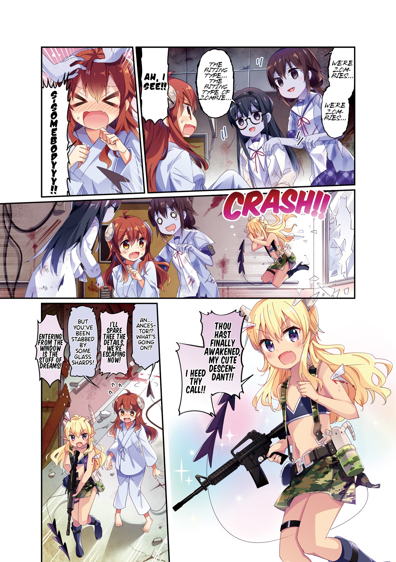 Machikado Mazoku Chapter 52.9 page 4 - Chapter 52.9: Volume 5 Introduction