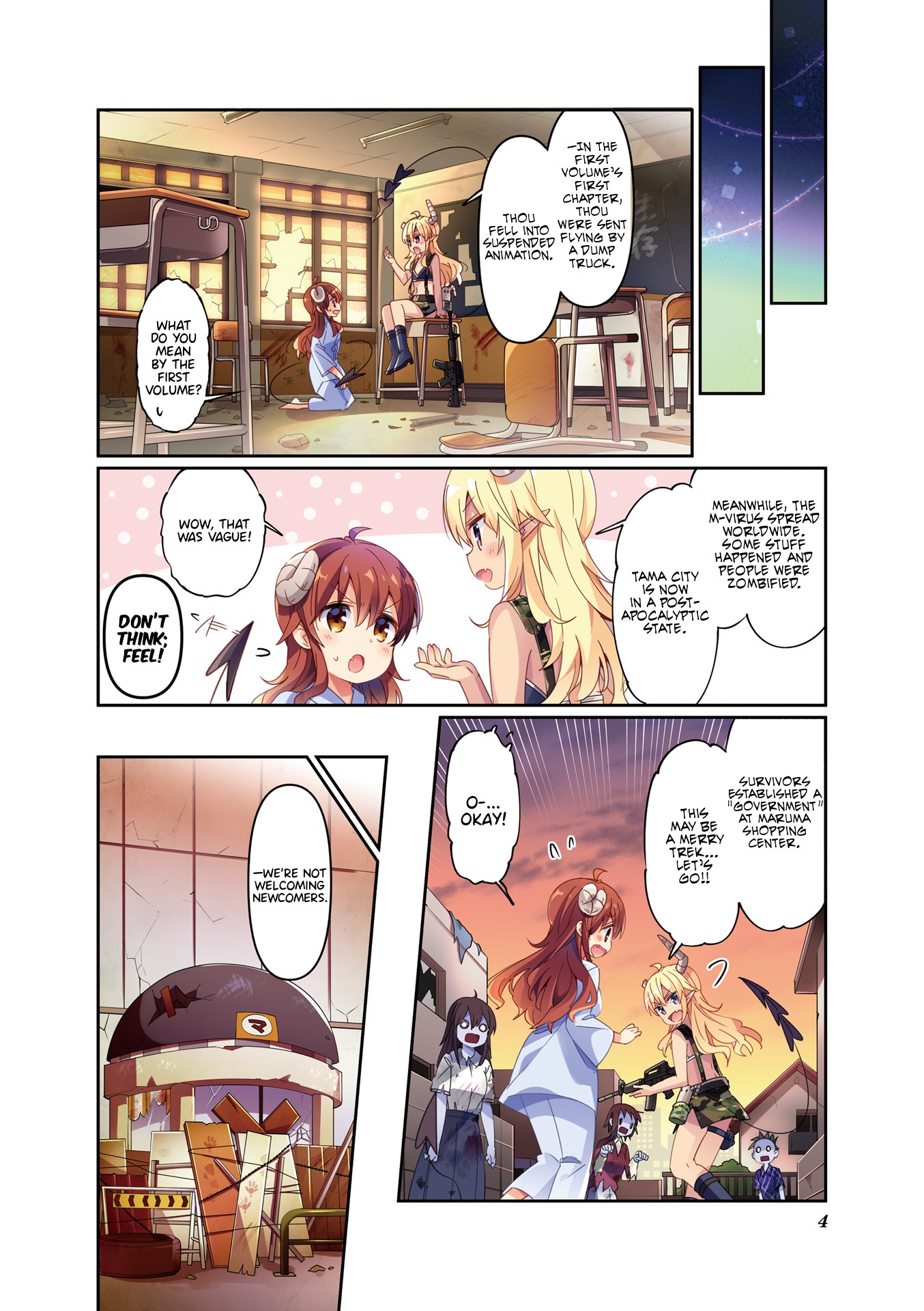 Machikado Mazoku Chapter 52.9 page 5 - Chapter 52.9: Volume 5 Introduction