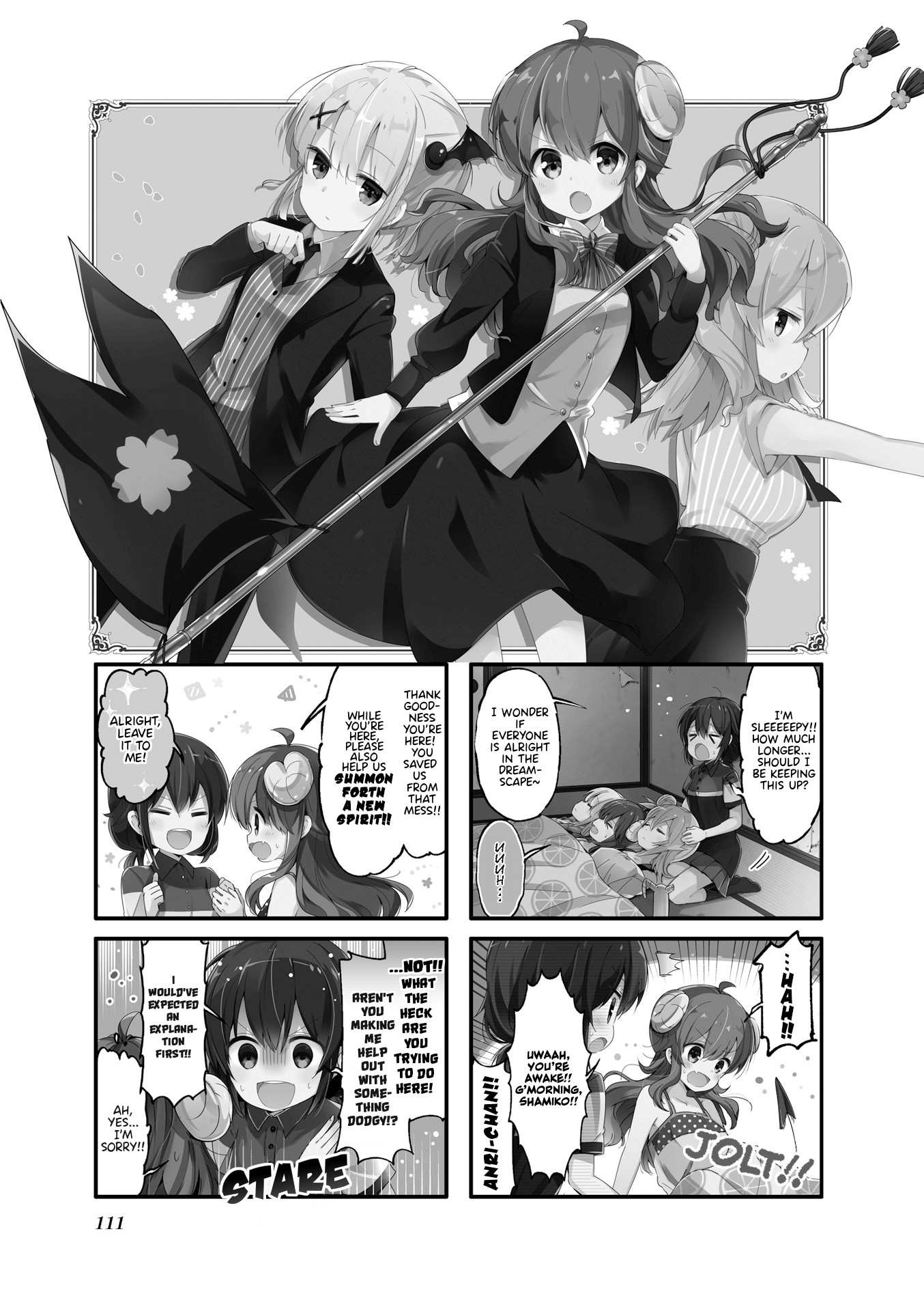 Machikado Mazoku Chapter 52 page 1 - Chapter 52: Ritual of the Dark Night! The Demon’s New Friend!!