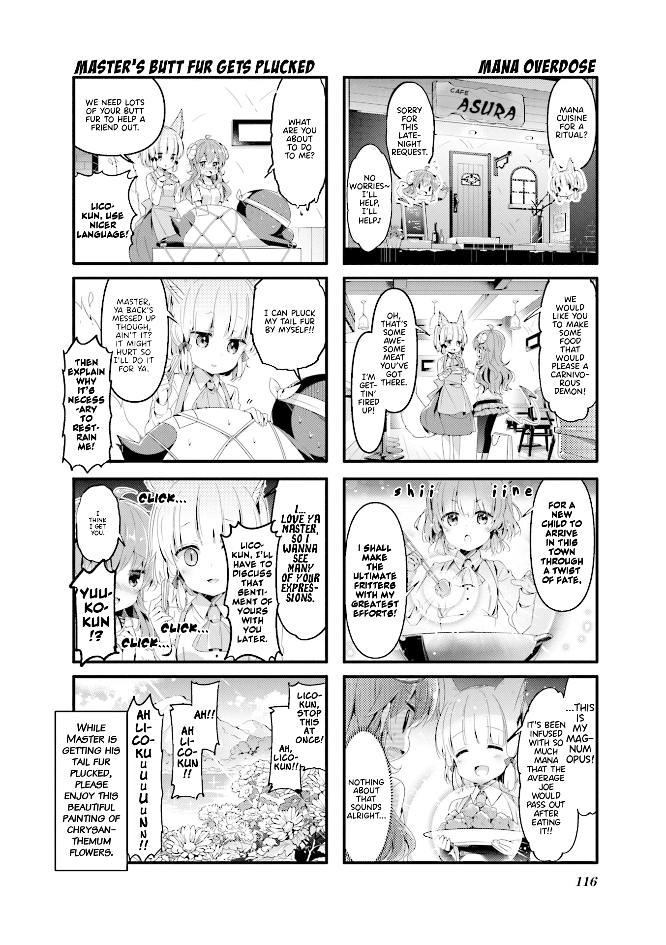 Machikado Mazoku Chapter 52 page 6 - Chapter 52: Ritual of the Dark Night! The Demon’s New Friend!!