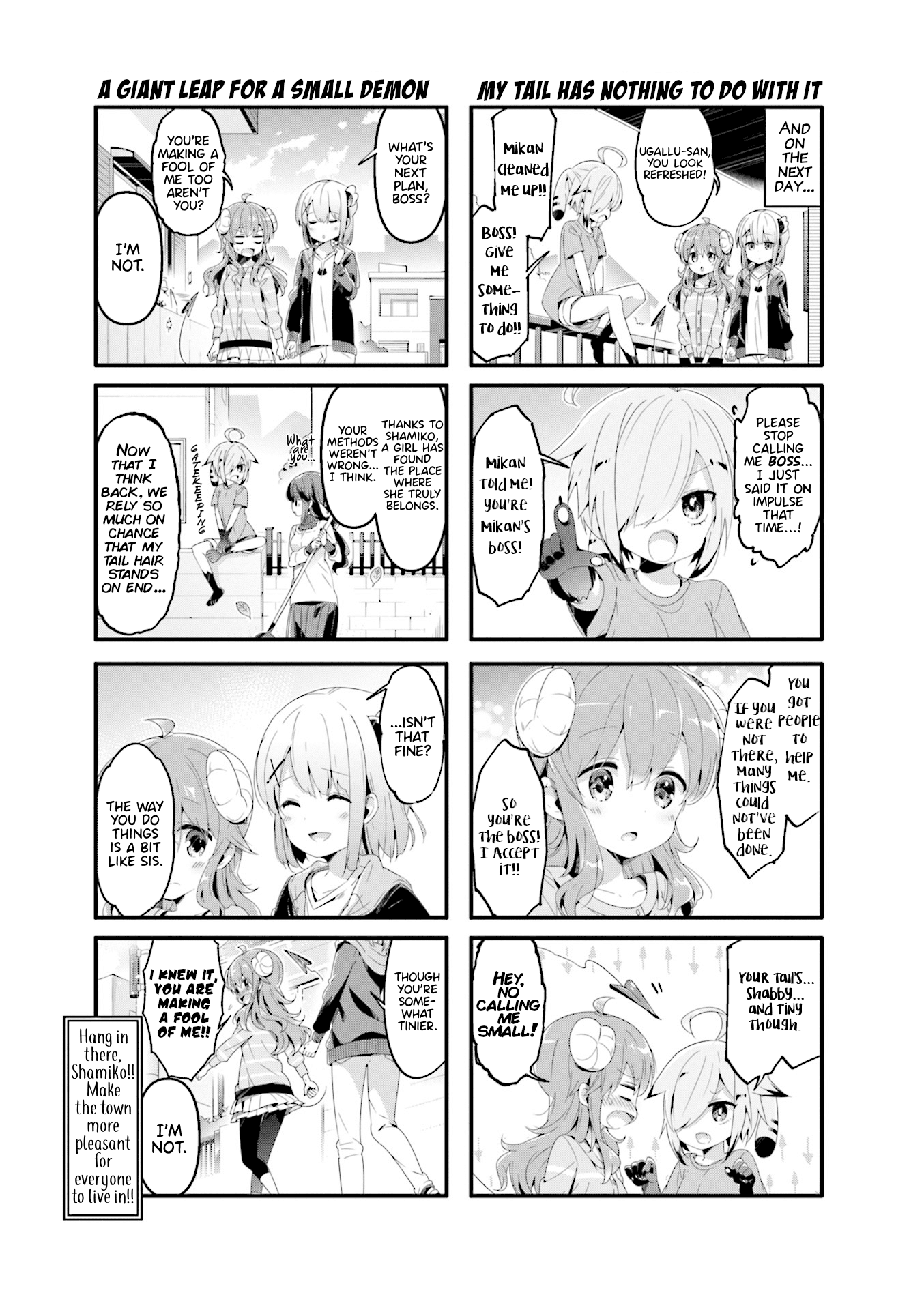 Machikado Mazoku Chapter 52 page 9 - Chapter 52: Ritual of the Dark Night! The Demon’s New Friend!!