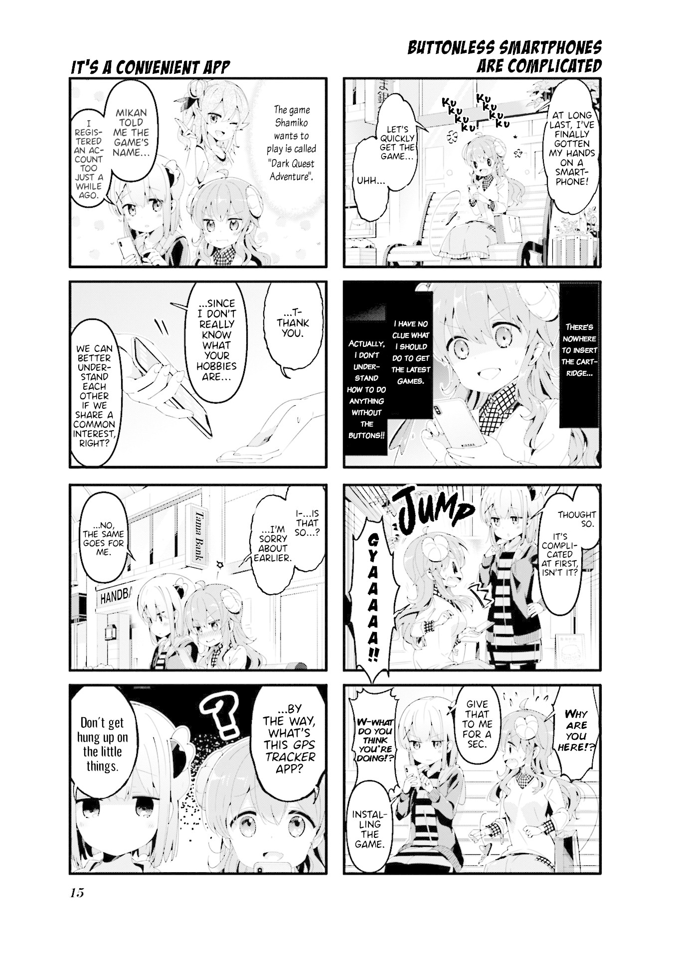 Machikado Mazoku Chapter 53 page 7 - Chapter 53: Communications Revolution! Starting from Today I'm a Smart Demon!