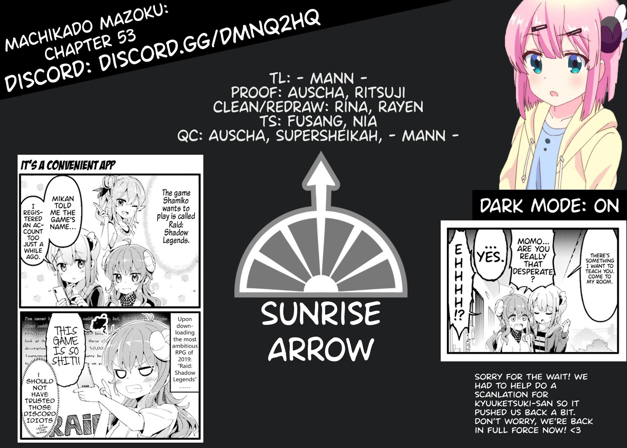 Machikado Mazoku Chapter 53 page 9 - Chapter 53: Communications Revolution! Starting from Today I'm a Smart Demon!