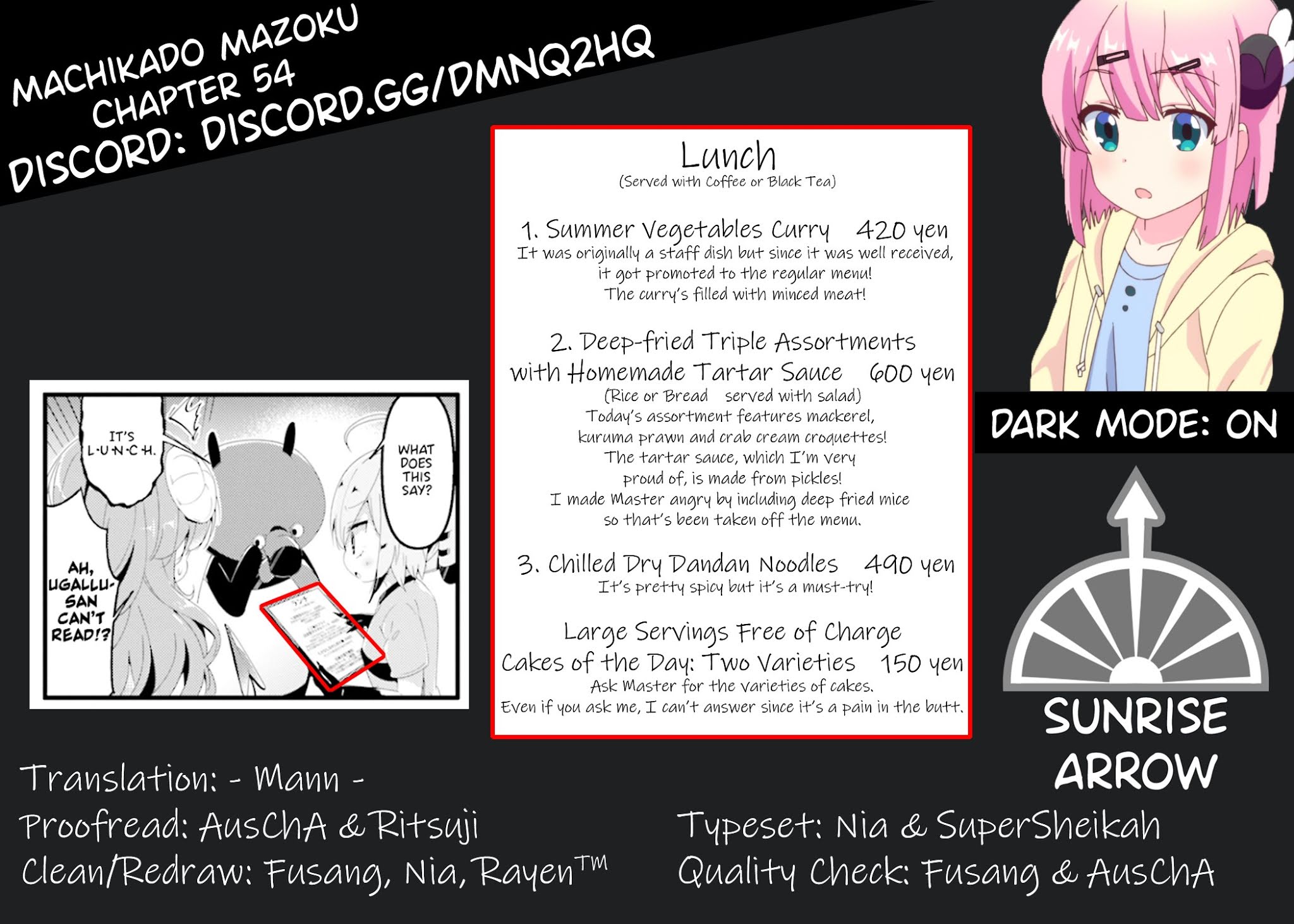 Machikado Mazoku Chapter 54 page 9 - Chapter 54: Job Hunting! The Right Beast Girl in the Right Place