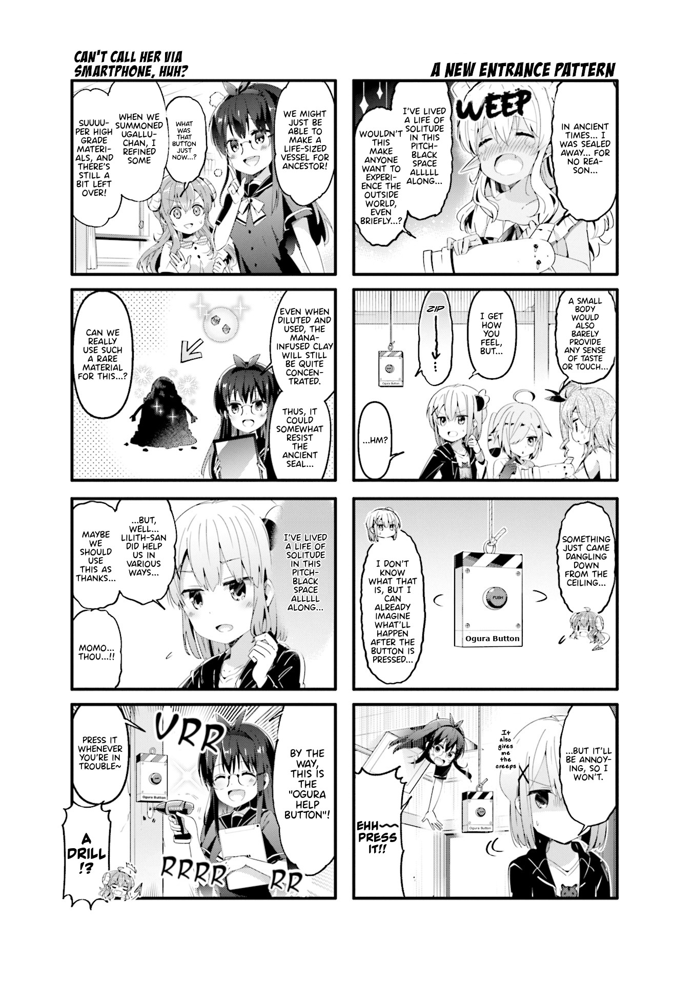Machikado Mazoku Chapter 56 page 3 - Chapter 56: Seals Are Painful 1: Ancestor's Holiday