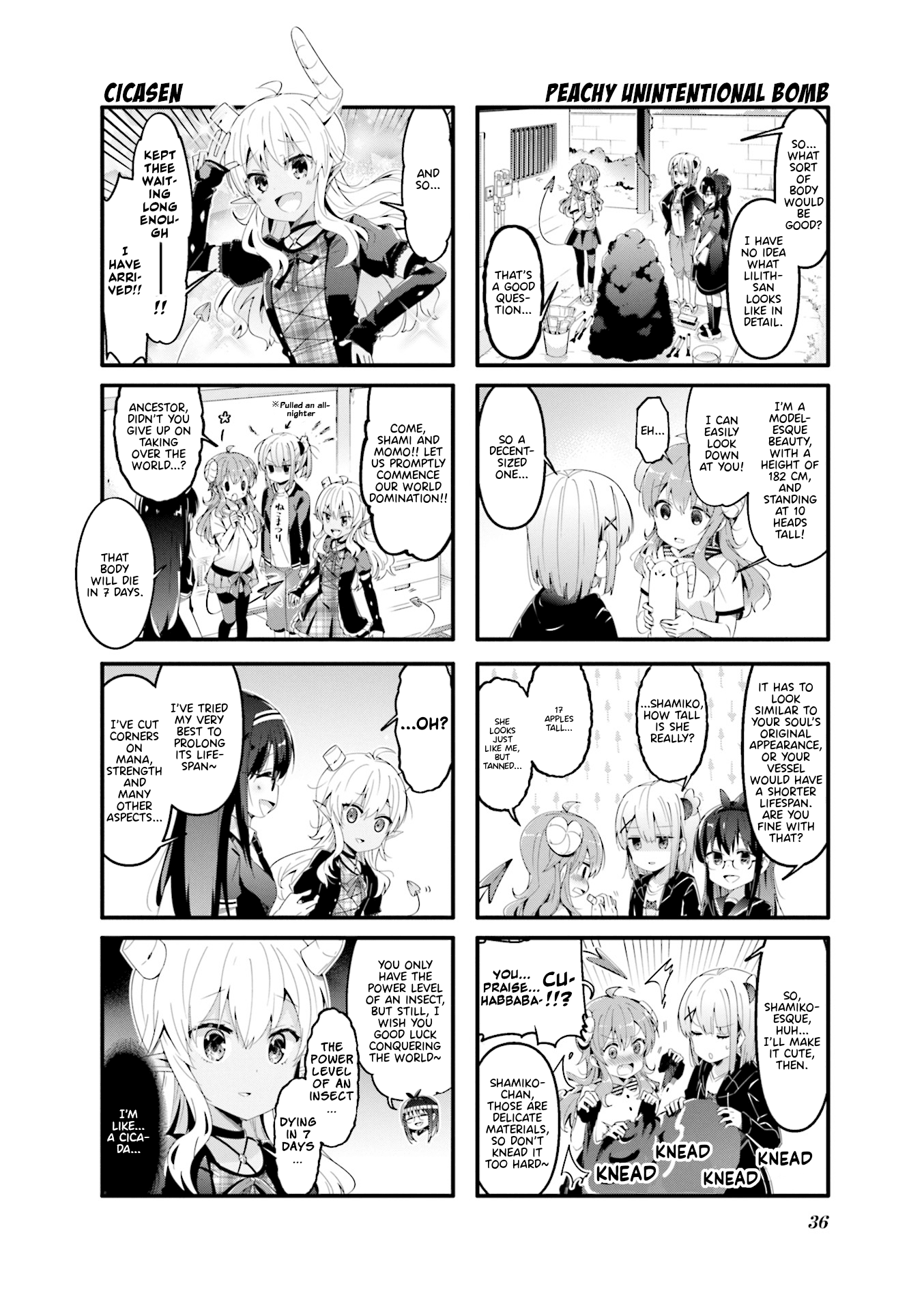 Machikado Mazoku Chapter 56 page 4 - Chapter 56: Seals Are Painful 1: Ancestor's Holiday