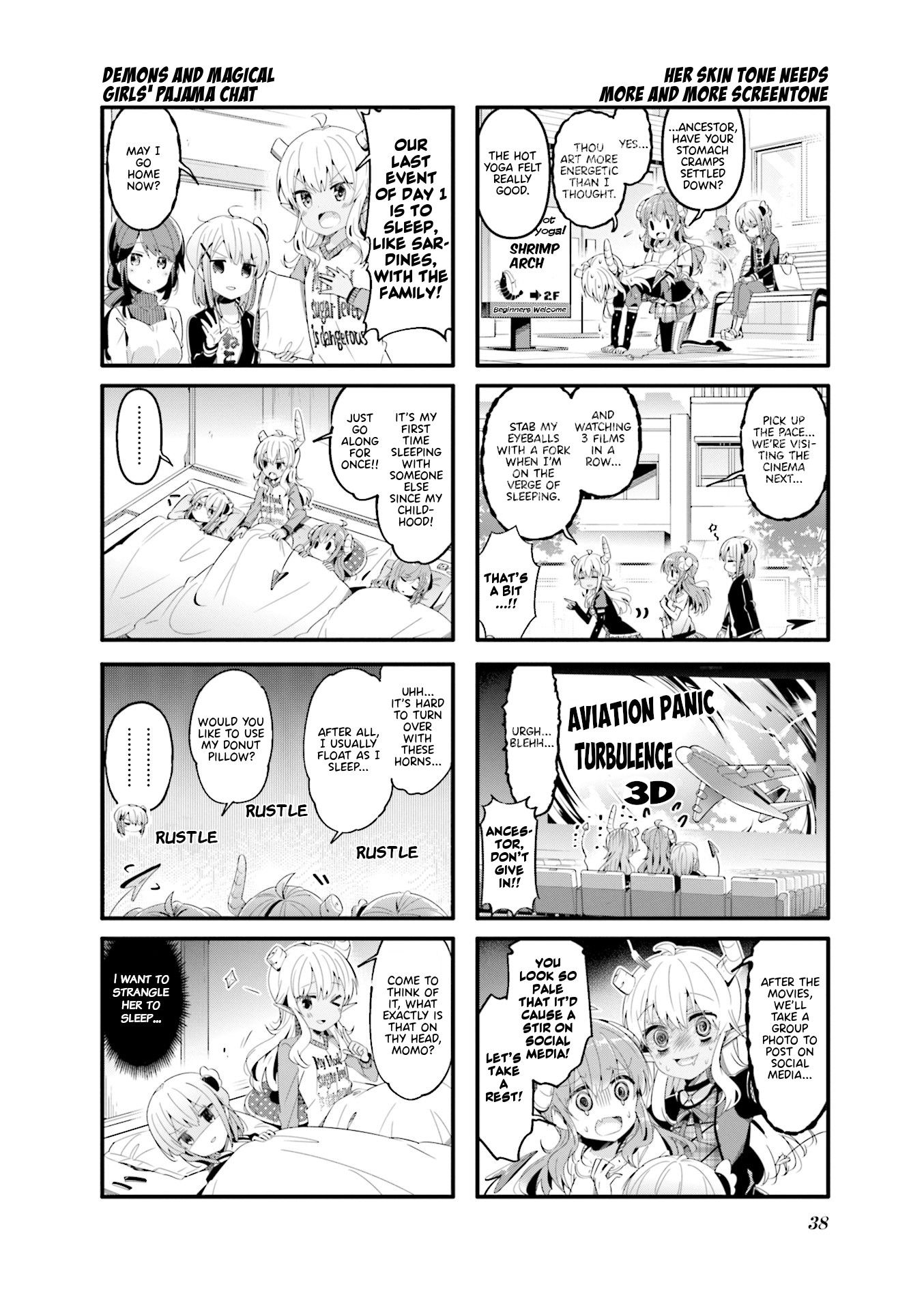 Machikado Mazoku Chapter 56 page 6 - Chapter 56: Seals Are Painful 1: Ancestor's Holiday