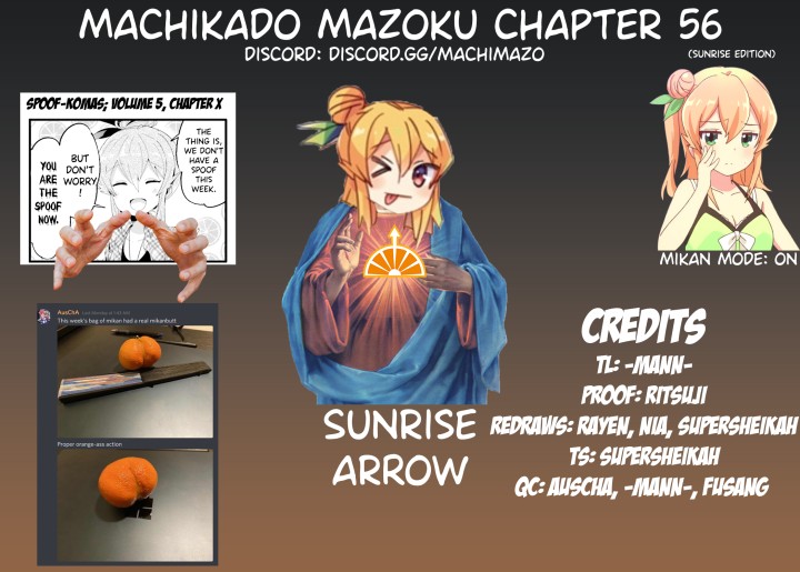 Machikado Mazoku Chapter 56 page 9 - Chapter 56: Seals Are Painful 1: Ancestor's Holiday