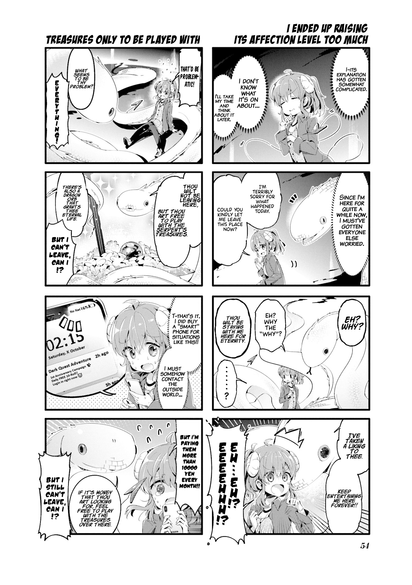 Machikado Mazoku Chapter 58 page 6 - Chapter 58: Seals are Painful 3: Lilith-san’s Manly Night