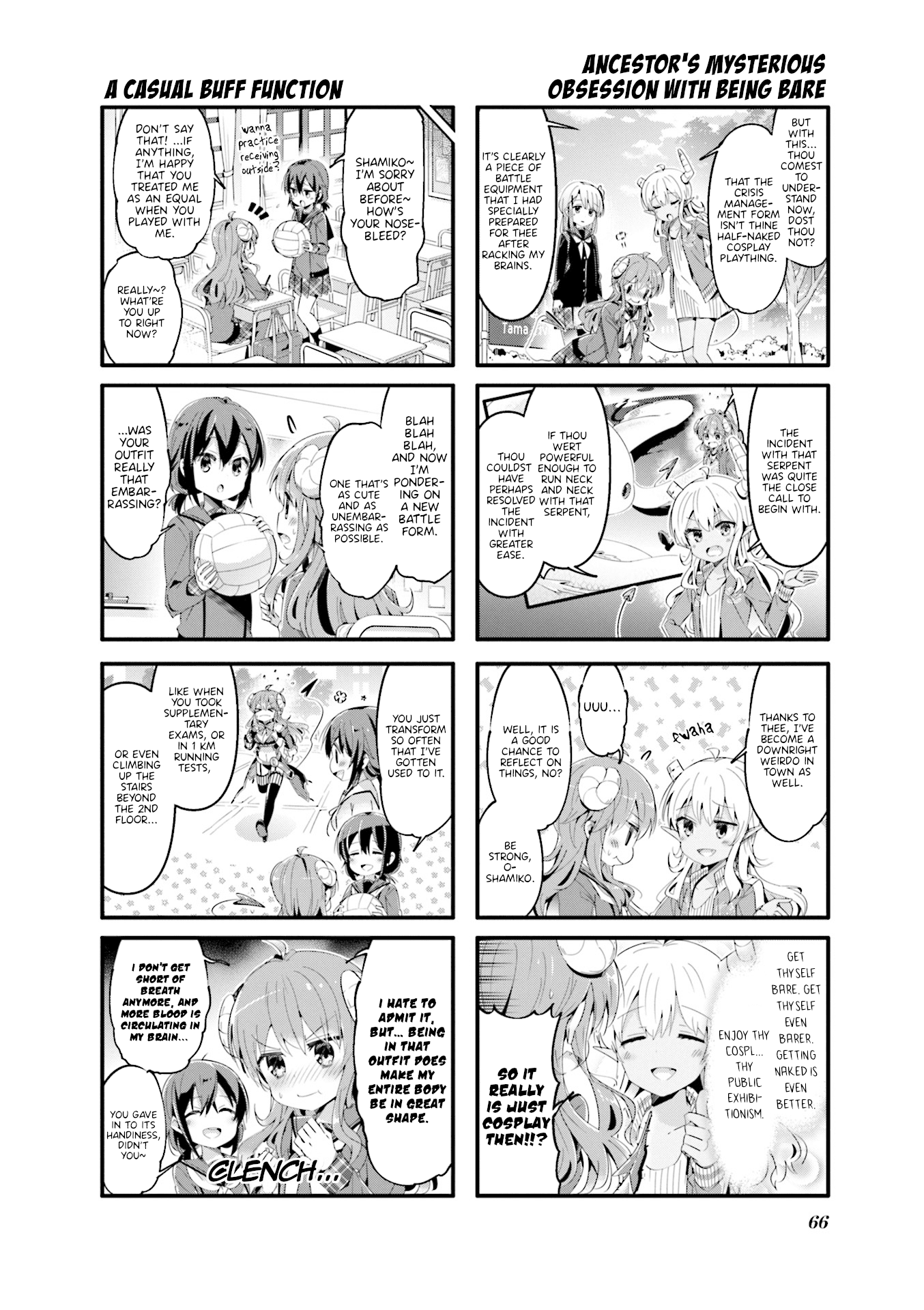 Machikado Mazoku Chapter 59 page 4 - Chapter 59: Put Our Heads Together! The Demon’s New Battle Outfit
