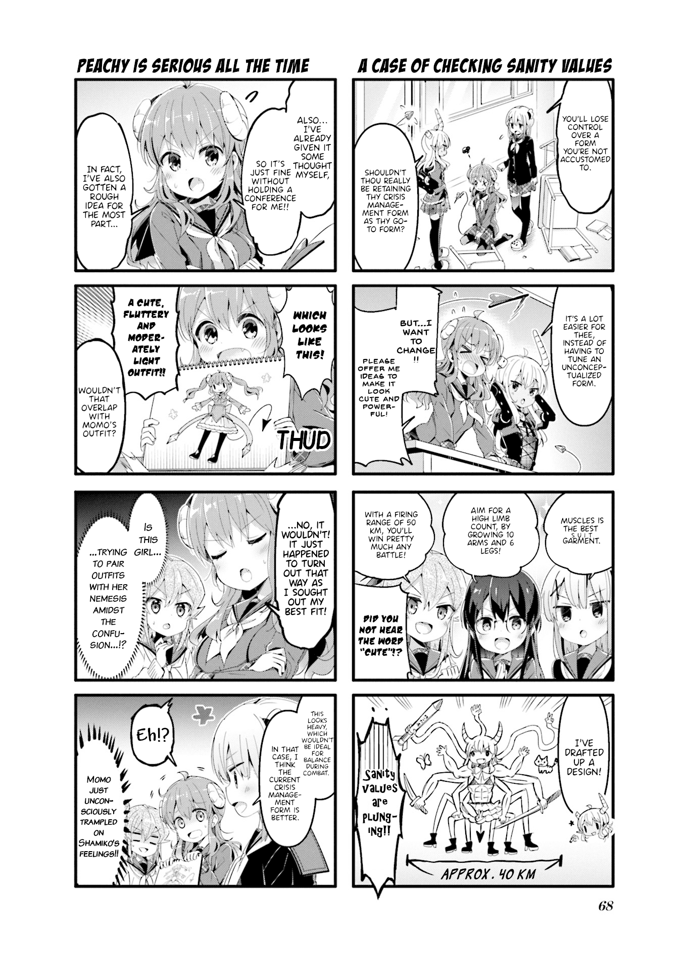 Machikado Mazoku Chapter 59 page 6 - Chapter 59: Put Our Heads Together! The Demon’s New Battle Outfit