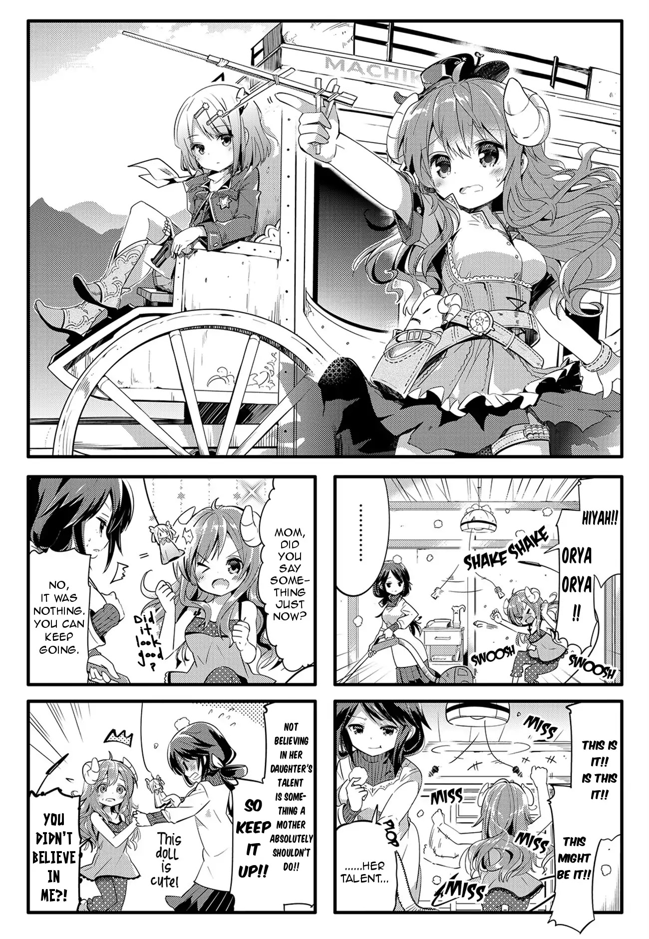 Machikado Mazoku Chapter 6 page 1 - Chapter 6