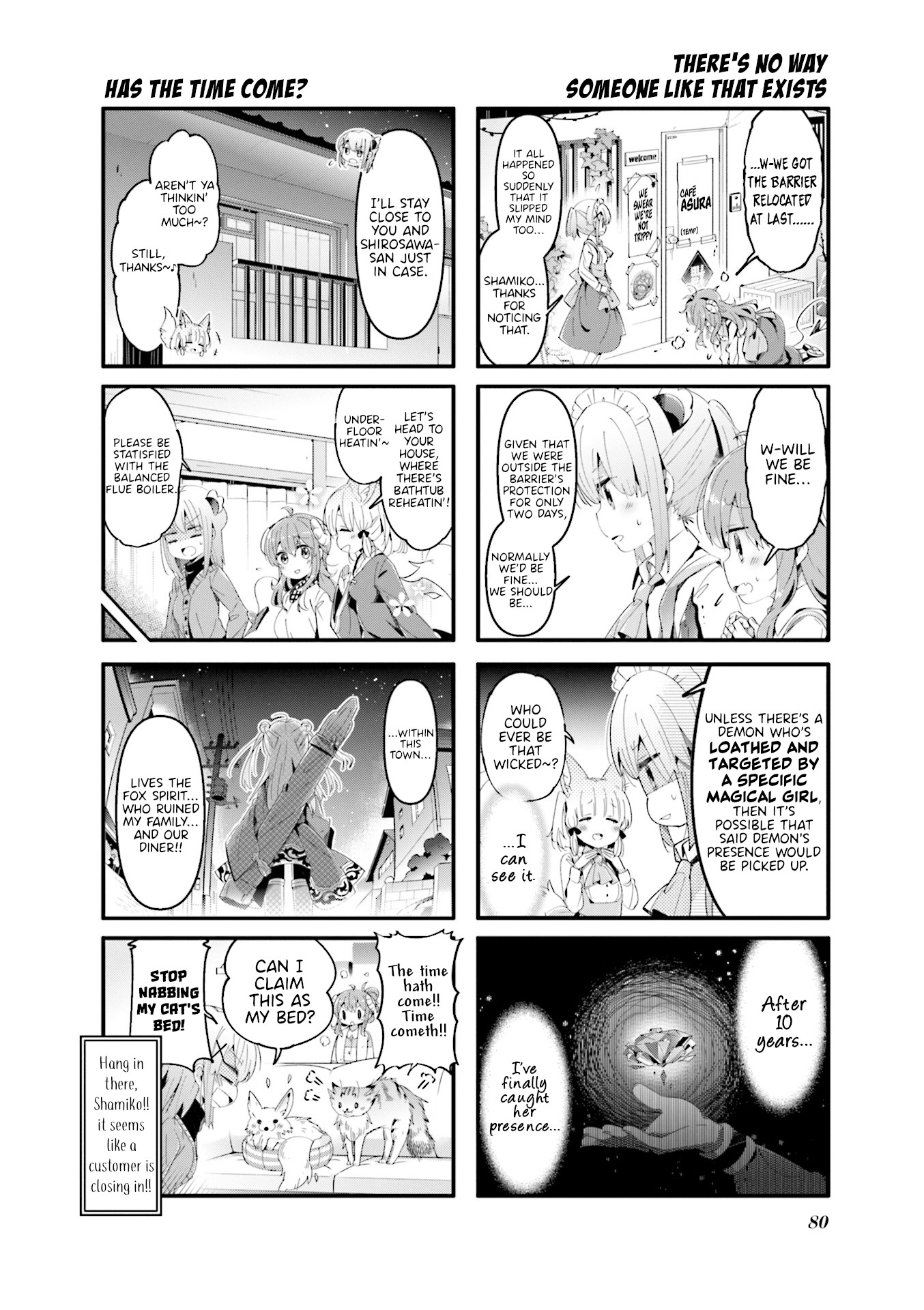 Machikado Mazoku Chapter 60 page 10 - Chapter 60: Café’s Closure Crisis!? The Demon’s Relocating Service!!