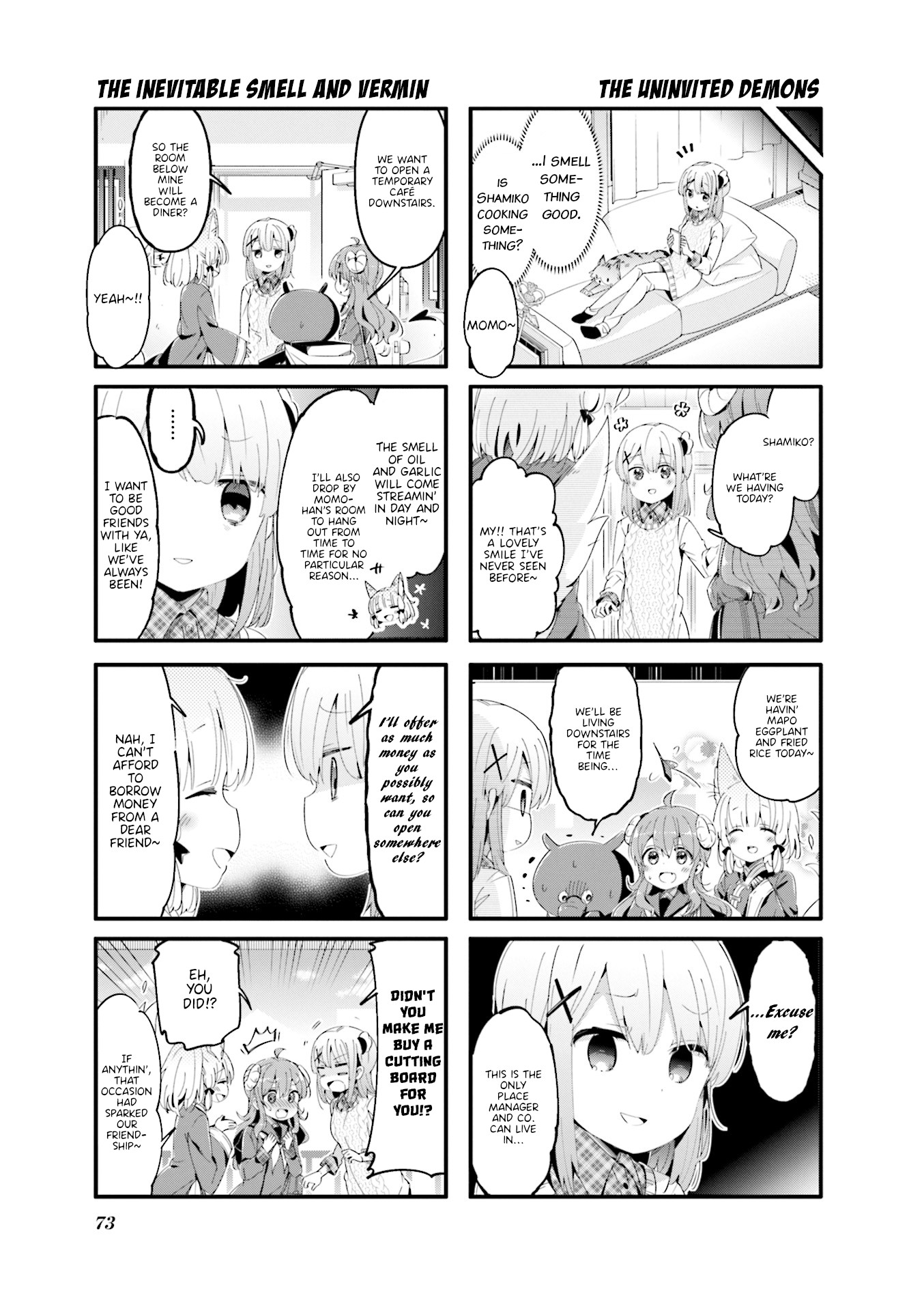 Machikado Mazoku Chapter 60 page 3 - Chapter 60: Café’s Closure Crisis!? The Demon’s Relocating Service!!